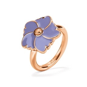 Bloom Bliss Rose Gold Plated Small Motif Ring-